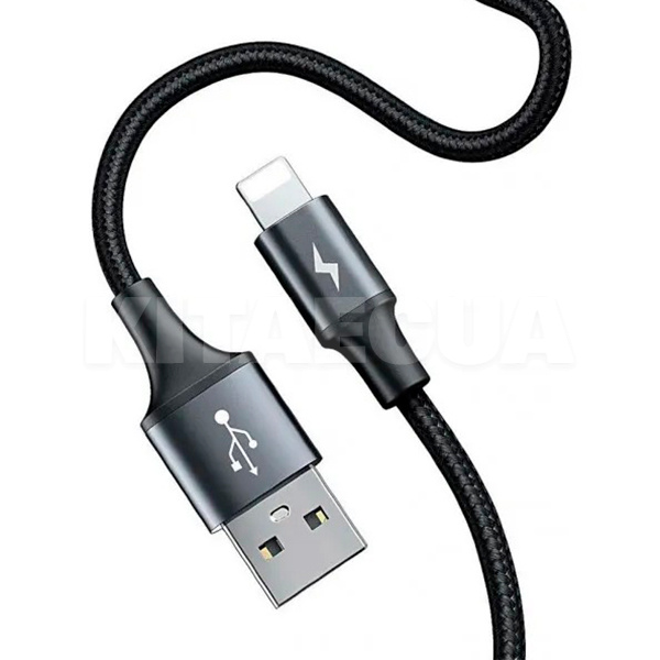 Кабель USB - Lightning/2хUSB-A 1.2м черный BASEUS (CALHZ-01) - 2