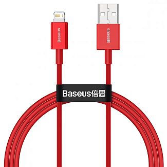 Кабель USB - Lightning 2.4A Superior Series 1м красный BASEUS
