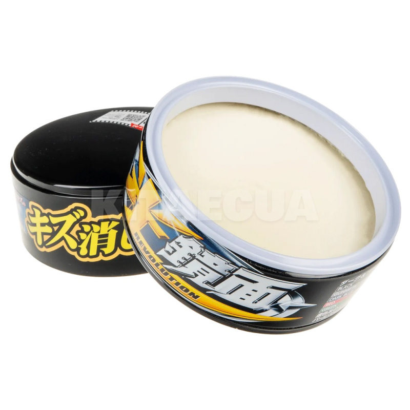 Воск-антицарапин твердый для темных автомобилей New Scratch Clear Wax "Mirror Finish" Dark & Black 2 SOFT99 (00420) - 2