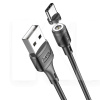 Кабель магнітний USB - Type-C 3A X52 1м чорний HOCO (6931474735546)