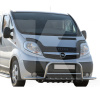 Кенгурятник Renault Trafic 2001-2015 нержавеющая сталь с усами CAN (dd21868)