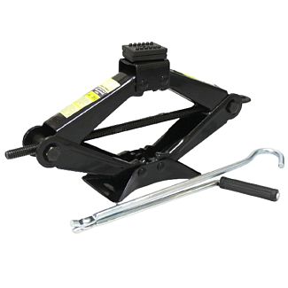 Домкрат механічний ромбоподібний до 1.5т (110мм-360мм) з гумовою накладкою STEEL POWER