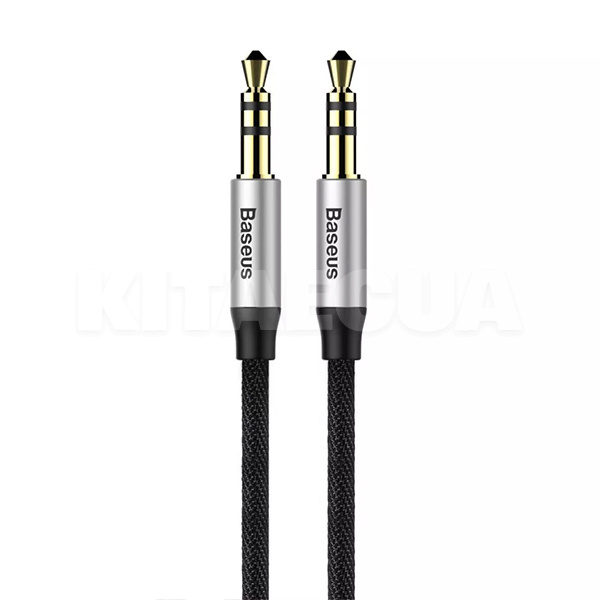 Кабель mini Jack 3.5 мм - mini Jack 3.5 mm Yiven Audio Cable M30 1м чорний BASEUS (CAM30-BS1)