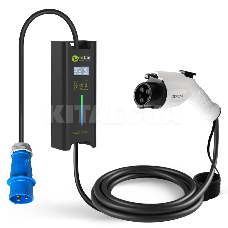 Зарядка для електромобіля Type 1 7.4 кВт 32A 1-фаза Model A ZENCAR на Подбор по авто Mercedes (MA7TYPE1)