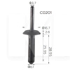 Клипса-заклепка на GM / Chrysler / Ford / Jeep / BMW (компл 10 шт) Clipss (0201)