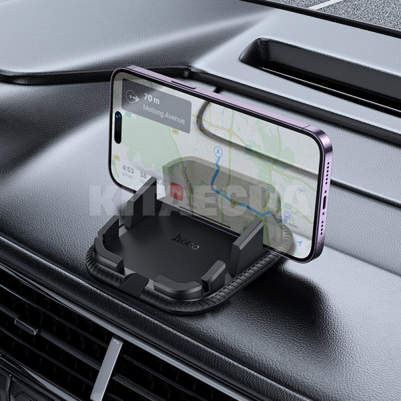 Автотримач для телефона H39 Cheetah dashboard car holder Black HOCO (6942007617215) - 3