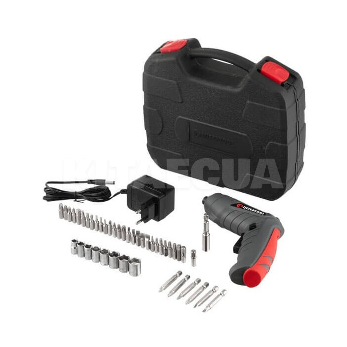 Отвертка аккумуляторная 3.6V NiCd с поворотная рукоятка Intertool (DT-0302) - 7