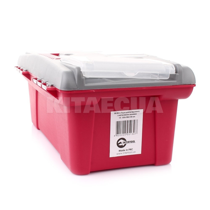 Ящик для инструмента с металлическими замками 335 x 185 x 130 мм Intertool (BX-0513) - 4