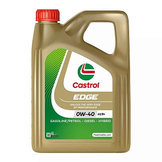 Моторна олія синтетична 4л 0W-40 EDGE CASTROL