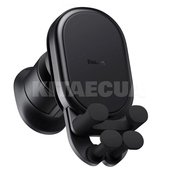 Держатель атомобильный с беспроводной зарядкой с зажимом 67-86 мм белый 15W BASEUS (SUWX030001) - 2
