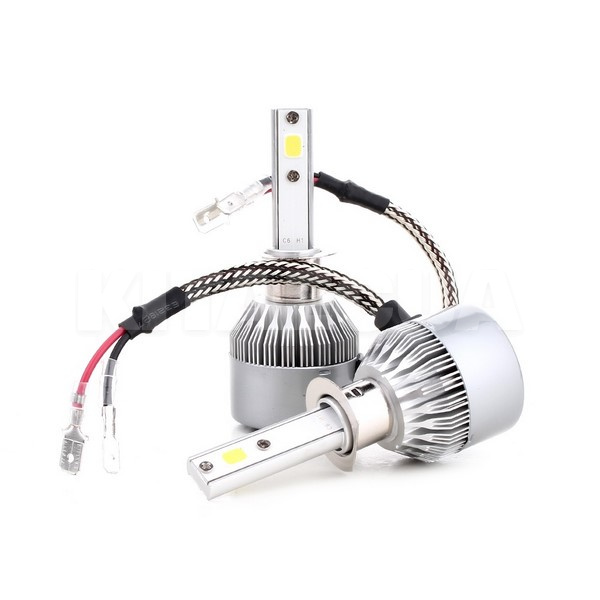 LED лампа для авто H1 P14.5s 60W 6500K Дорожная карта (DK-CLD-H1)