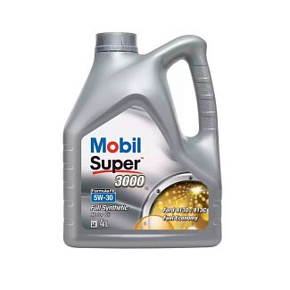 Масло моторное синтетическое 4л 5W-30 Super 3000 X1 Formula FE MOBIL