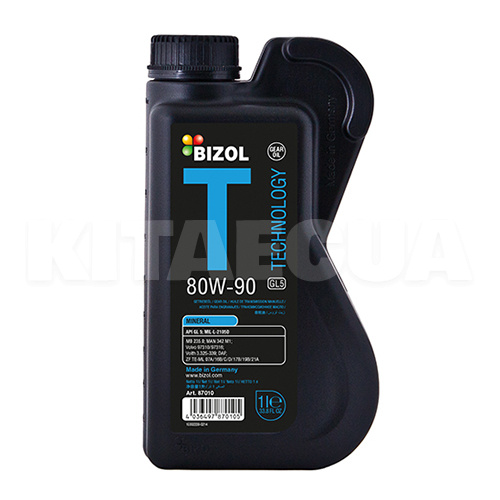 Масло трансмісійне мінеральне 1л 80W-90 Technology Gear Oil BIZOL (87010)