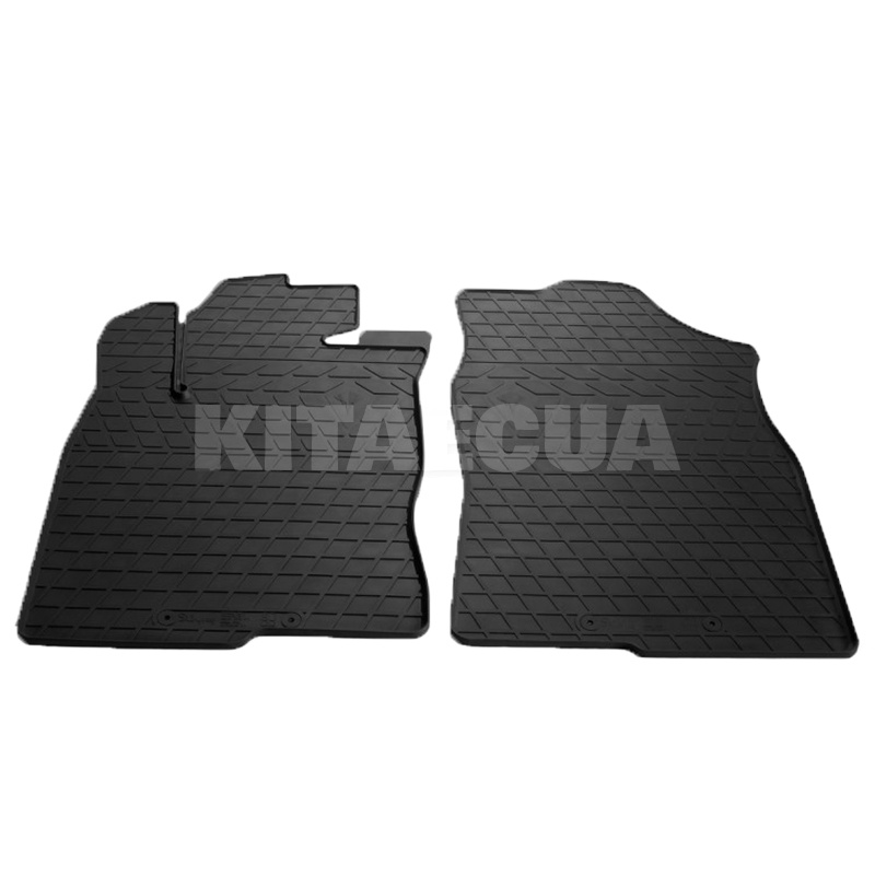 Резиновые коврики передние Honda Civic (4d/5d) (2017-н.в.) HND клипсы Stingray (1008132)