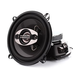 Динамики 4-х полосные 5.25" (13 см) 100 Вт черныe (2 шт) Shuttle