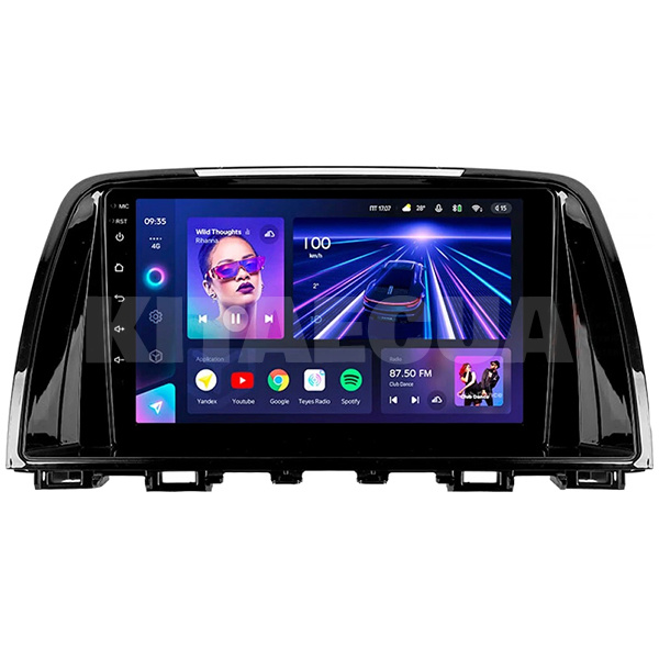Штатна магнітола CC3 4+32 Gb 9" Mazda 6 3 GJ 2012-2017 (B) Teyes (46720)