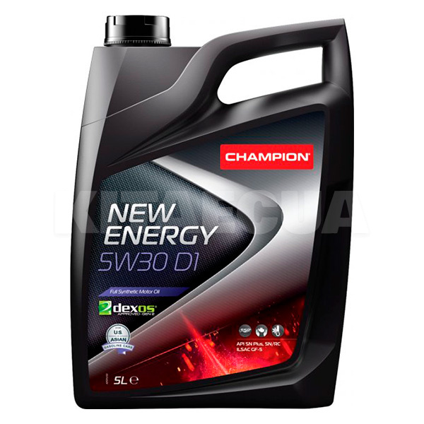 Масло моторне синтетичне 5л 5W-30 NEW ENERGY D1 Champion (8235603)