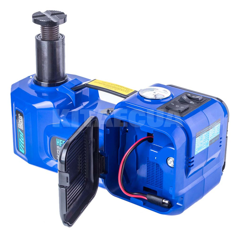 Домкрат електро-гідравлічний телескопічний до 2т (135-360 мм) 12В з компресором VITOL (HF01-A-VITOL) - 2