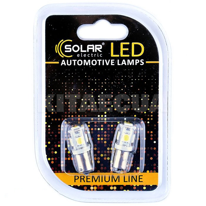 LED лампа для авто Premium Line BA9s 24V 6500K (комплект) Solar (SL2531)