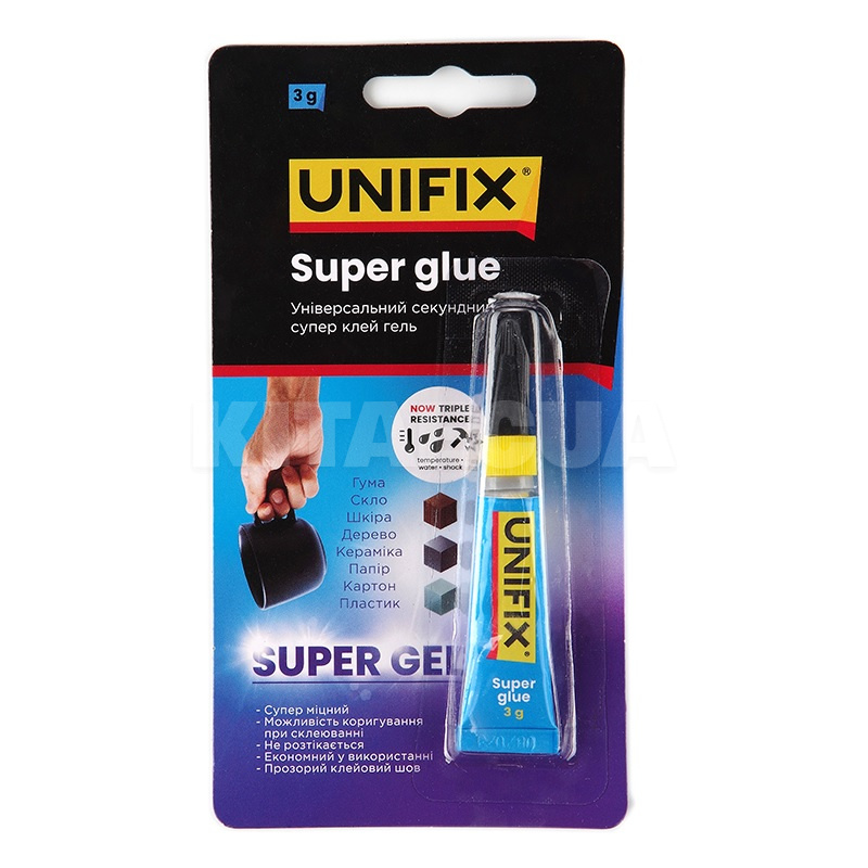 Супер клей гель 3г UNIFIX (940004)