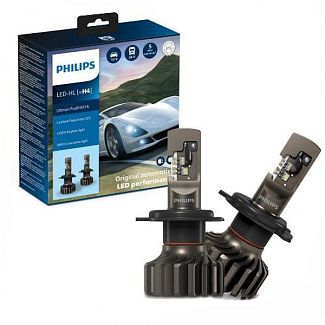 LED лампа для авто Ultinon Pro9100 HL P43t 18W 5800K (комплект) PHILIPS