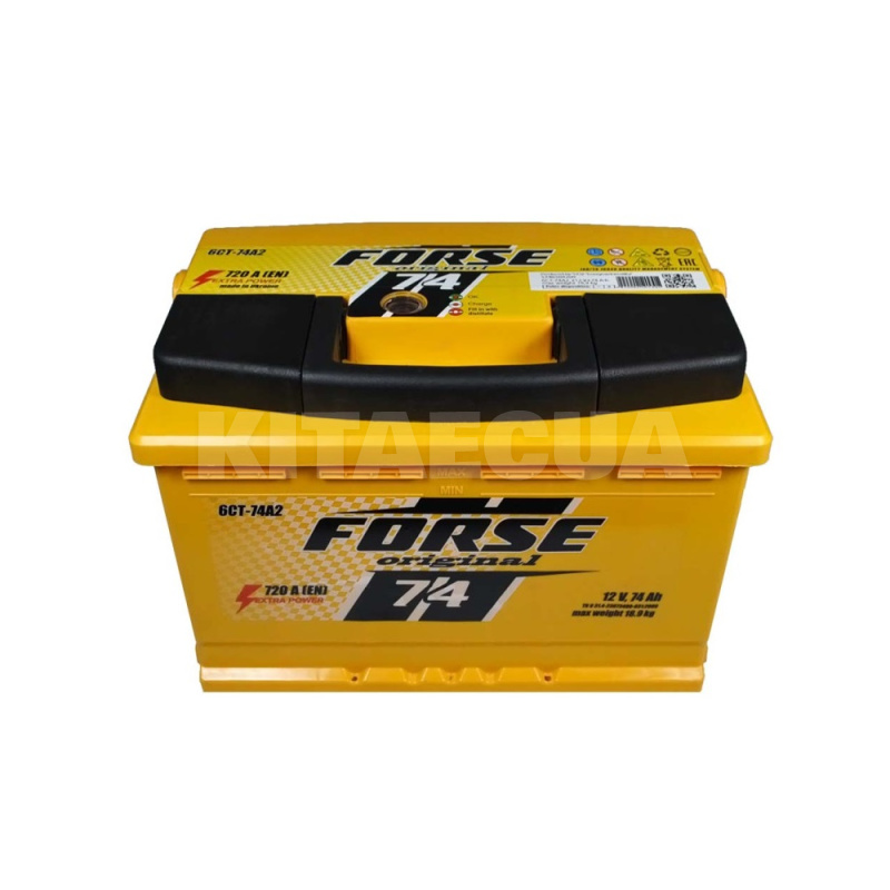 Аккумулятор автомобильный Мегатекс 74Ач 720A "+" справа (0) FORSE (48530) - 3