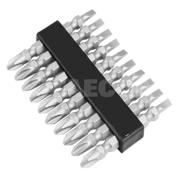 Биты двухсторонние S2 РН2+SL5.5x65 мм, 10шт TOLSEN (20361)