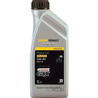 Масло моторное синтетическое 1л 5W-40 Logo Reno RN710 CASTROL