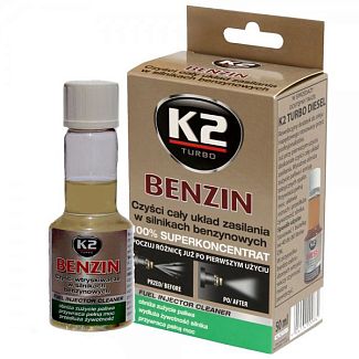 Очищувач інжекторів 50мл TURBO BENZIN K2