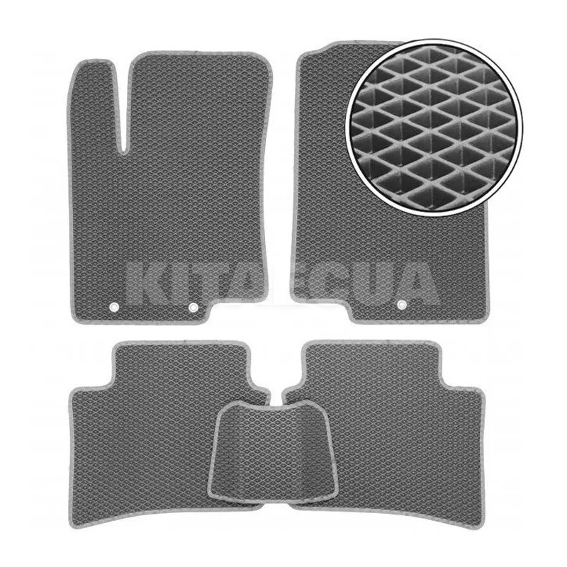 EVA коврики в салон Volkswagen Golf 6 (2008-2010) серые BELTEX (49 12-EVA-GR-T6-GR) - 5