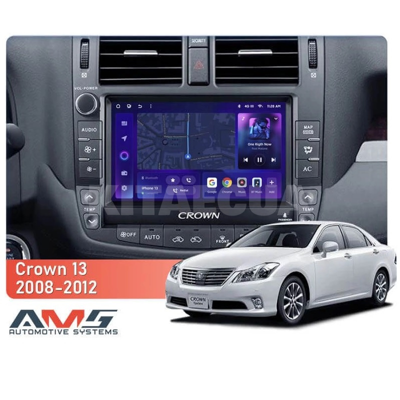 Штатна магнітола MOSS M3 4+32 ГБ 9" Toyota Crown 13 S200 2008-2012 (A) (L2) AMS (50697) - 2