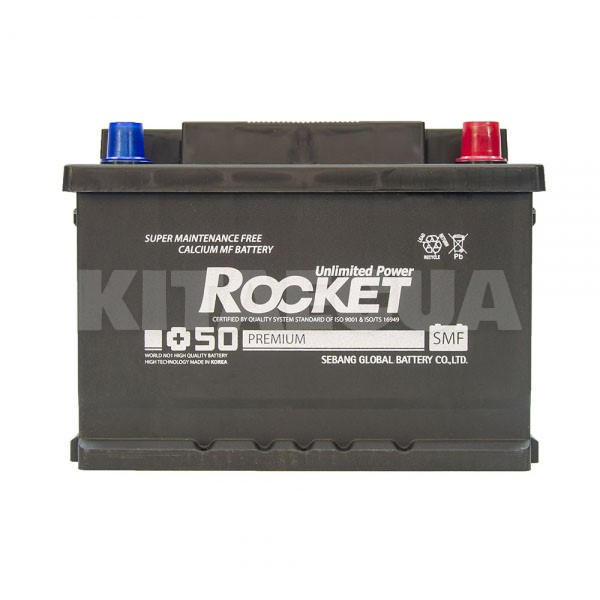 Акумулятор автомобільний 62Ач 540А "+" праворуч Rocket (SMF 62L LB2)