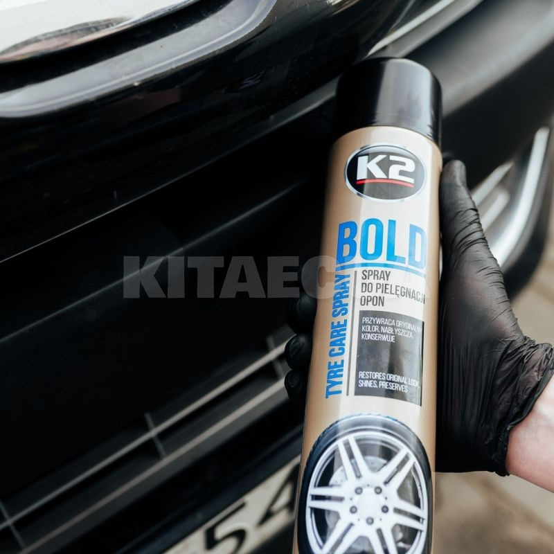 Очиститель шин BOLD SPRAY 600г K2 (K156) - 2