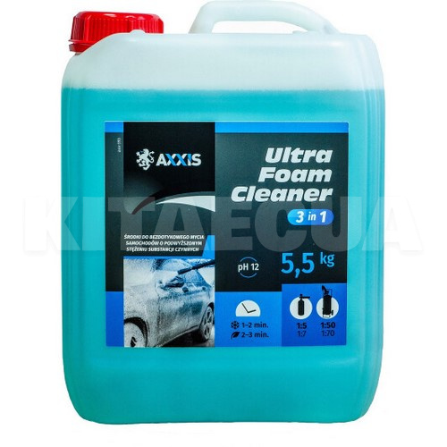 Активная пена Ultra Foam Cleaner 5л концентрат 3в1 AXXIS (axx-393)