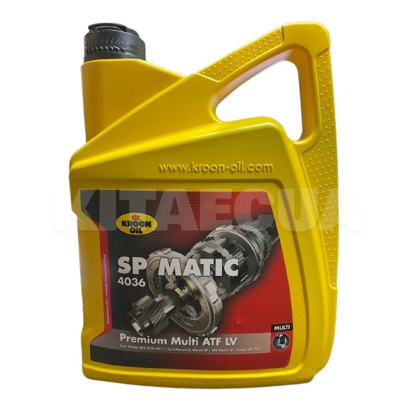 Масло трансмиссионное синтетическое 5л SP 4036 Matic KROON OIL (36750)