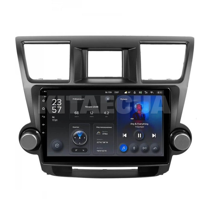 Штатна магнітола X1 2+32Gb 10" Toyota Highlander 2 XU40 2007-2013 (F1) Teyes (26886)