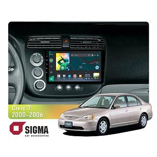 Штатная магнитола X9232 2+32 Gb 9" Honda Civic 7 2000-2006 SIGMA4car