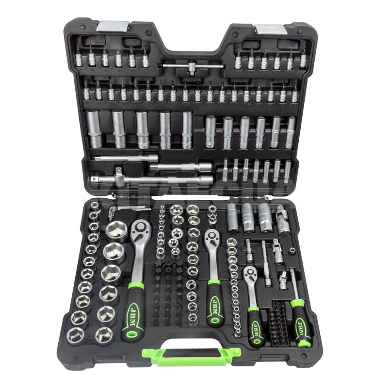 Набор инструментов 1/2" 1/4" 3/8" 179 предметов JBM (54035)