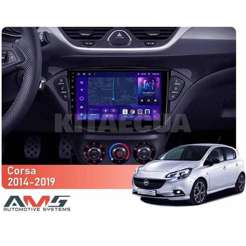 Штатная магнитола MOSS M3 4+32 ГБ 9" Opel Corsa 2014-2019 AMS (50604) - 2