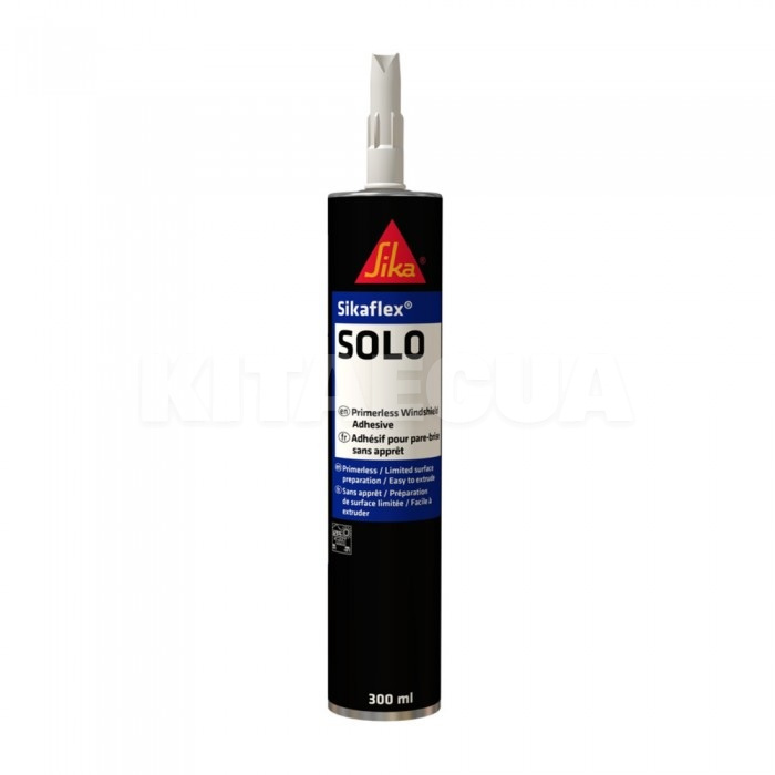 Клей полиуретановый для стекла SOLO черный 300мл SIKA (00000264736-Sika)