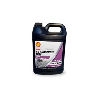 Антифриз-концентрат синій 3.785л -74°C HD Phosphate Free Antifreeze / Coolant 50/50 SHELL