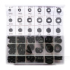 Резиновые втулки 125ед (набор) black (3133)