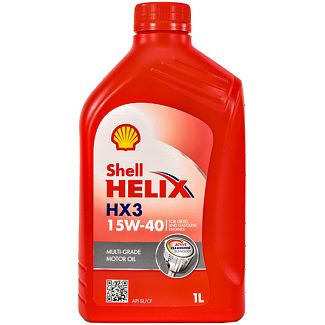 Масло моторное минеральное 1л 15W-40 Helix HX3 SHELL