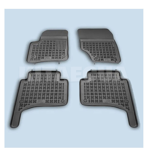 Резиновые коврики в салон Volkswagen Touareg (2002-2010) (4шт) 200105 REZAW-PLAST (27607)