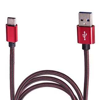 Кабель USB Type-C червоний PULSO