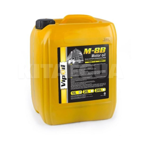 Масло моторное минеральное 10л м-8в VipOil (162886)