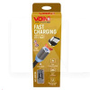 Кабель магнитный USB - Type-C 2.4А 1м красный VOIN (MC-2301C RD)