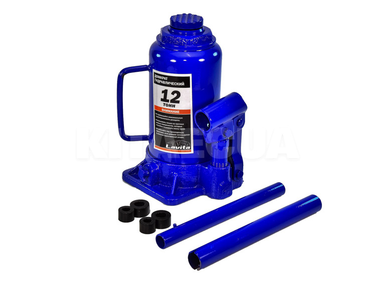 Домкрат гідравлічний пляшковий 12т (210мм-400мм) LAVITA (LA JNS-12) - 2