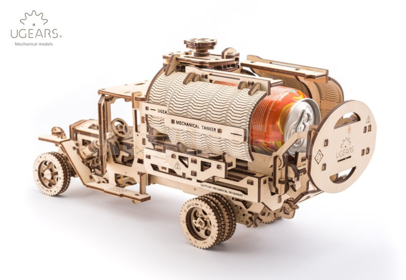 Механическая модель 3D пазл "Автоцистерна" UGEARS (70021) - 4