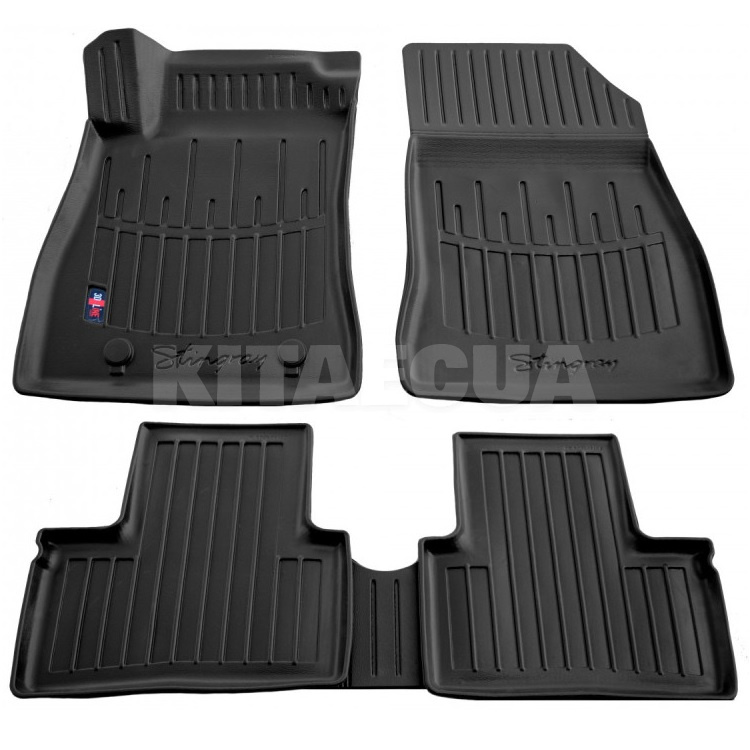 3D коврики в салон NISSAN Juke (2010-2019) RN2 клипсы Stingray (1014014)